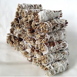 4" White Sage & Crown White Sage(40 pk)