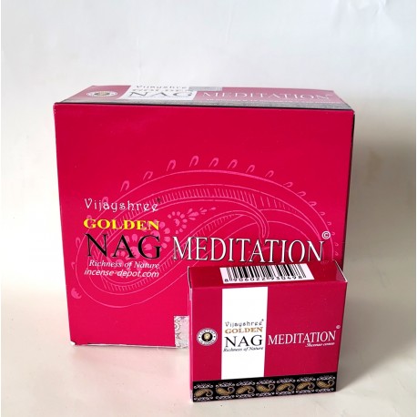 Golden Nag Champa Cone