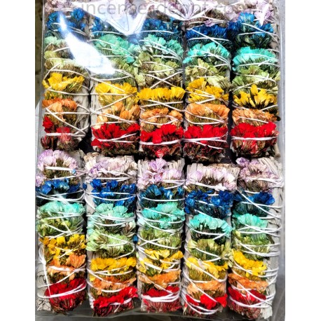 4" 7 Chakras Smudge(40 pk)